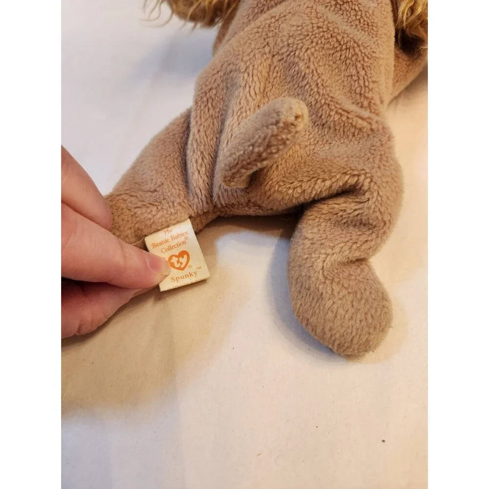Vintage TY Beanie Baby & Teenie Beanie Lot of 5 – 1990s Plush – Armadillo, Polar